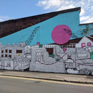 Jo Peel's Alma Street Mural